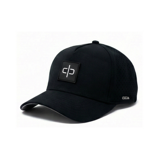 Hat2 black CODA cap with white logo