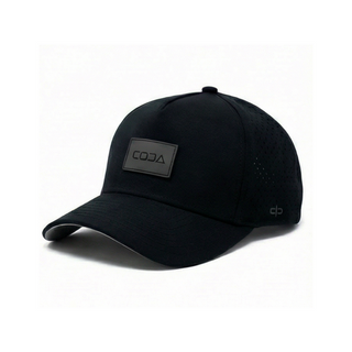 Hat 4 black CODA cap with wordmark patch